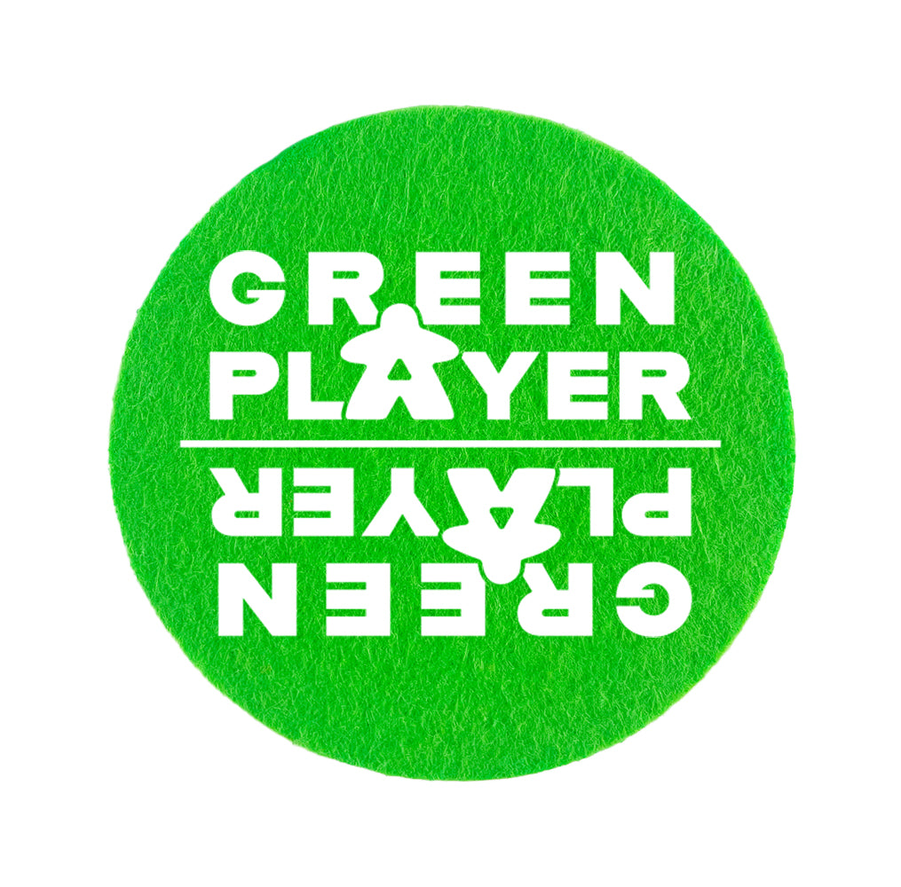 Untersetzer Filz - Green Player grün