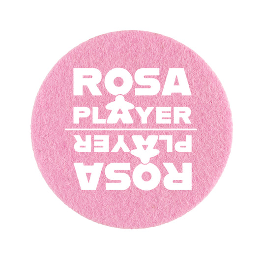 Coaster felt - pink player - player color motif01